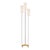 Suzanne Kasler for Visual Comfort Signature Aimee Floor Lamp in Bronze & Hand-Rubbed Antique Brass with Linen Shades For Sale