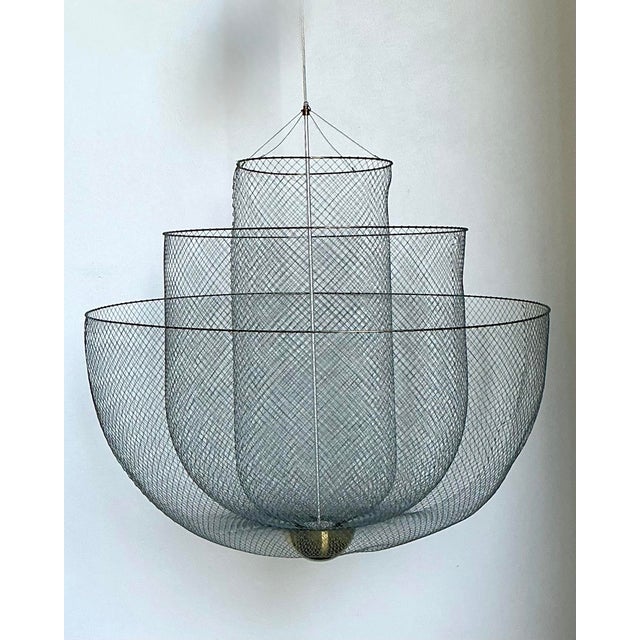 Vintage Moooi “Meshmatics” Steel Mesh Chandelier For Sale - Image 12 of 12