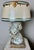Baroque Italian Pained Column Lamps With Parchment Shades, Pair For Sale - Image 3 of 17