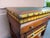 Late 20th Century Vintage GuildMaster Campaign Style Accent Chest With Leather Top For Sale - Image 5 of 12