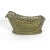 Vintage Brass Wine Bottle Holder Basket For Sale - Image 4 of 10