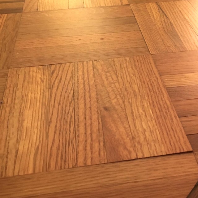 Parquet & Oak Dining Table Chairish