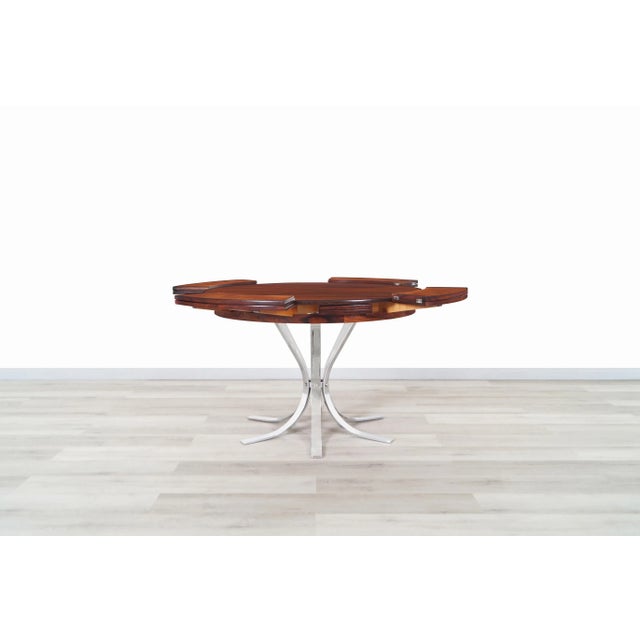 Dyrlund Danish Modern Rosewood Expanding Dining Table by Dyrlund For Sale - Image 4 of 13