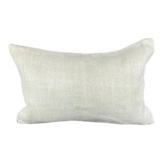 16 x 24 Hemp Pillow Turkish Cushion Natural White Pillow Cushion Cover For Sale