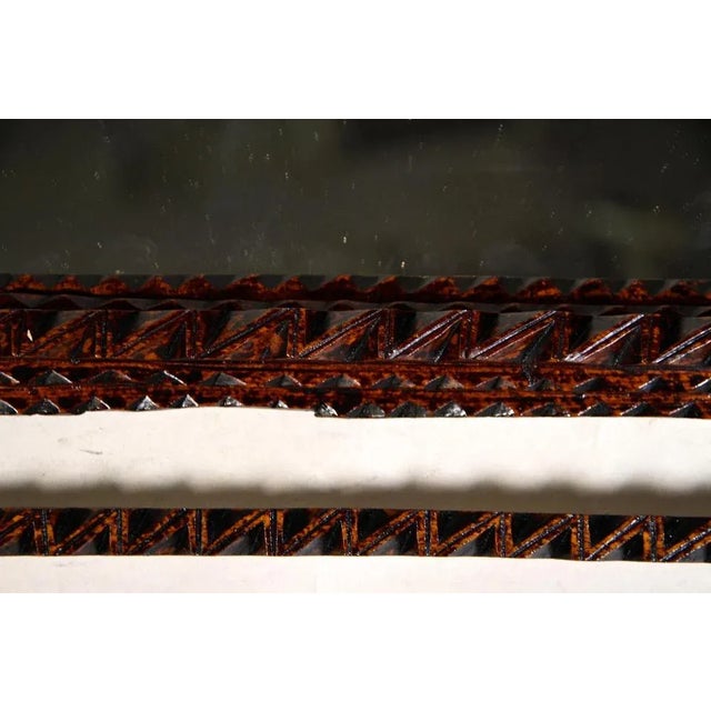 Tramp Art Wall Mirror, Austria, 1880s For Sale - Image 14 of 17