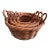 Circa 1980 Natural Willow Handwoven Nesting Baskets - Set of 4 For Sale