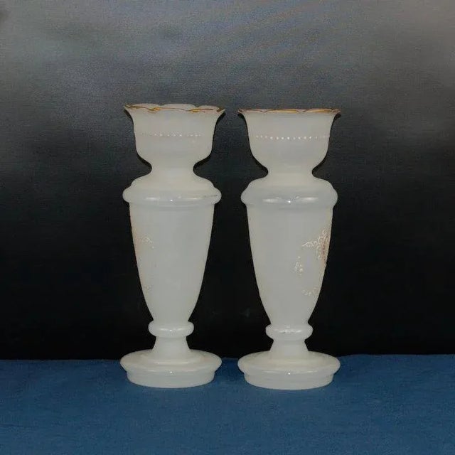 Traditional Bristol Vases For Sale - Image 3 of 7