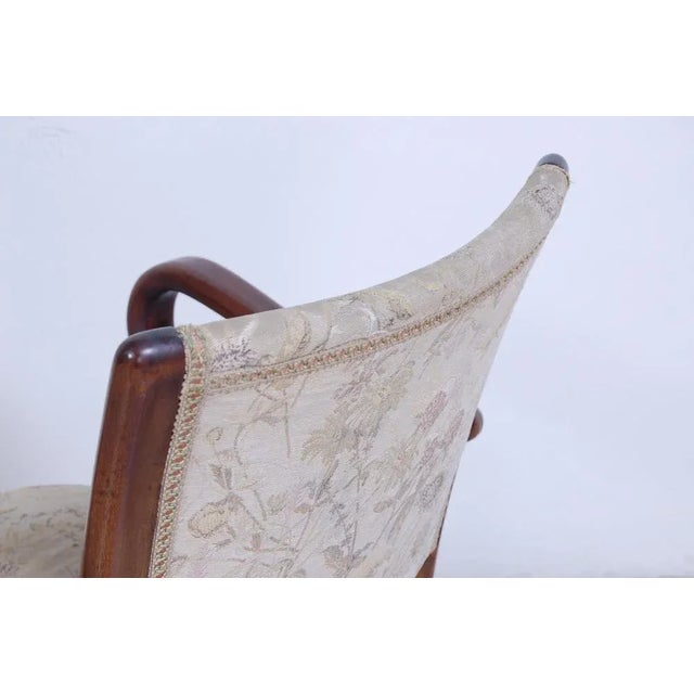 Mid Century Armchair in the style of Paolo Buffa, 1950s For Sale - Image 10 of 12