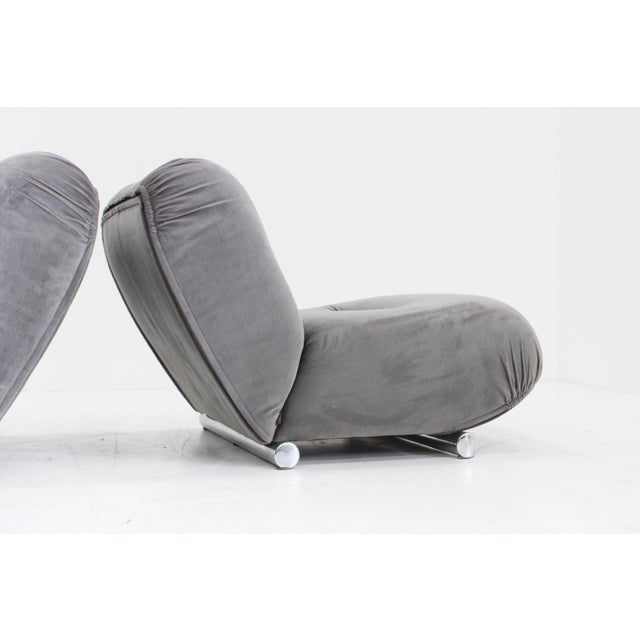 Munari Lounge Chairs by Giuseppe for Poltrona Munari, Italy, 1970s, Italy Set of 2 For Sale - Image 10 of 16