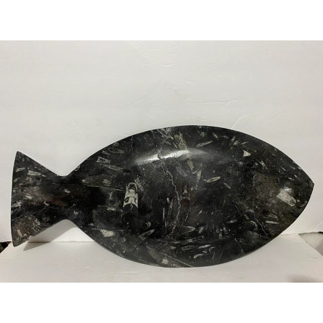 Late 20th Century Fossil Stone Fish Tray For Sale In Los Angeles - Image 6 of 8