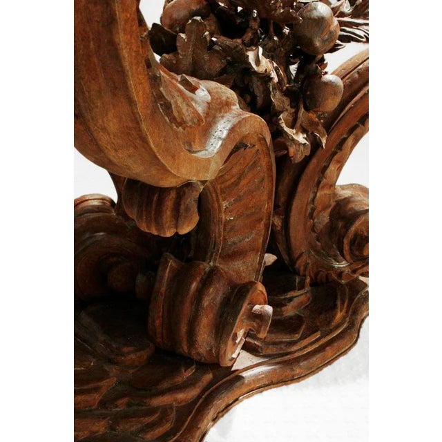 The Rothschild Collection Italian Carved Rockwork Dining Table - "Godeane" For Sale - Image 4 of 5