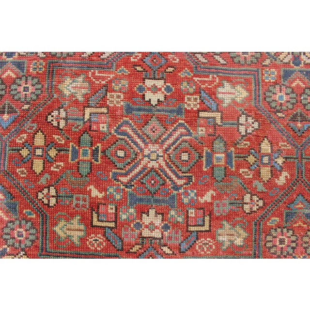 Antique Kurdish Gallery Runner in All-Over Geometric Design 6'0"x12'6" For Sale - Image 9 of 12