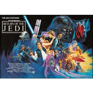 Return of the Jedi 1983 British Quad Poster For Sale