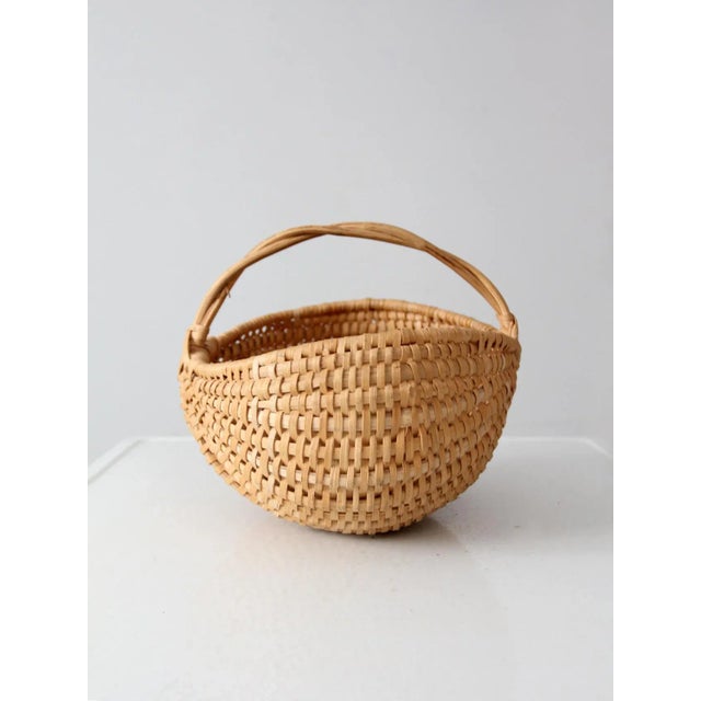 Vintage Harvest Basket For Sale - Image 4 of 13