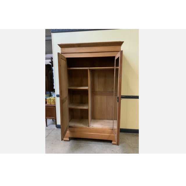 Antique Wardrobe in Ash, 1880 For Sale - Image 3 of 10