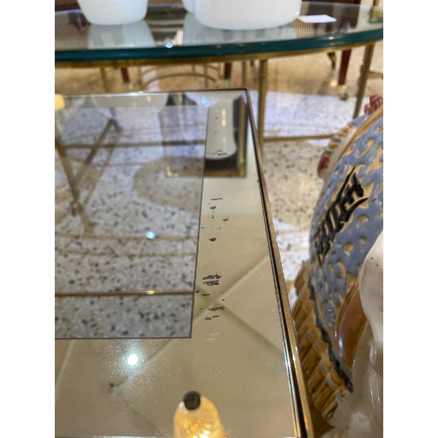 Maison Jansen Brass Nesting Tables - Set of 3 For Sale - Image 12 of 12
