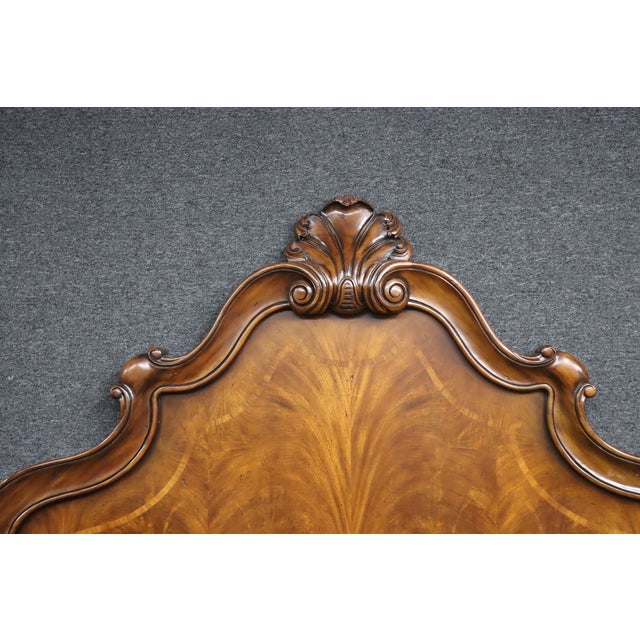 Thomasville Ernest Hemingway Collection Style Carved King Bed, Attributed For Sale - Image 12 of 13