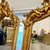 French French Style Gold Leaf Floor Mirror Set – 2 Mirrors, 6 Ft Tall Elegant Décor For Sale - Image 3 of 8