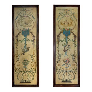 Theodore Alexander Decorative Wall Panels, a Pair For Sale