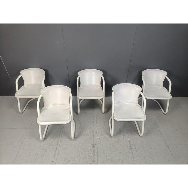 Vintage Dining Chairs by Metaform, 1970s, Set of 5 For Sale - Image 9 of 15