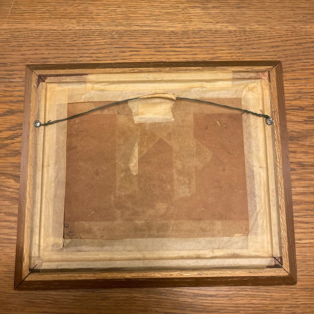 Textile Early 20th Century Tonalist Landscape Painting With Solitary Tree, Gilt Frame For Sale - Image 7 of 7