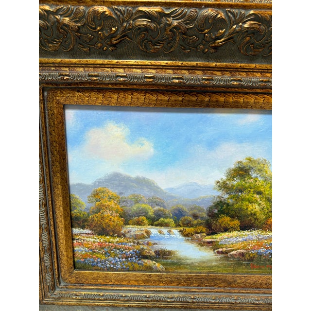 Design Plus Gallery presents an Original Painting of the Hill Country of Texas Landscape by David W. Mayer. The fine art...