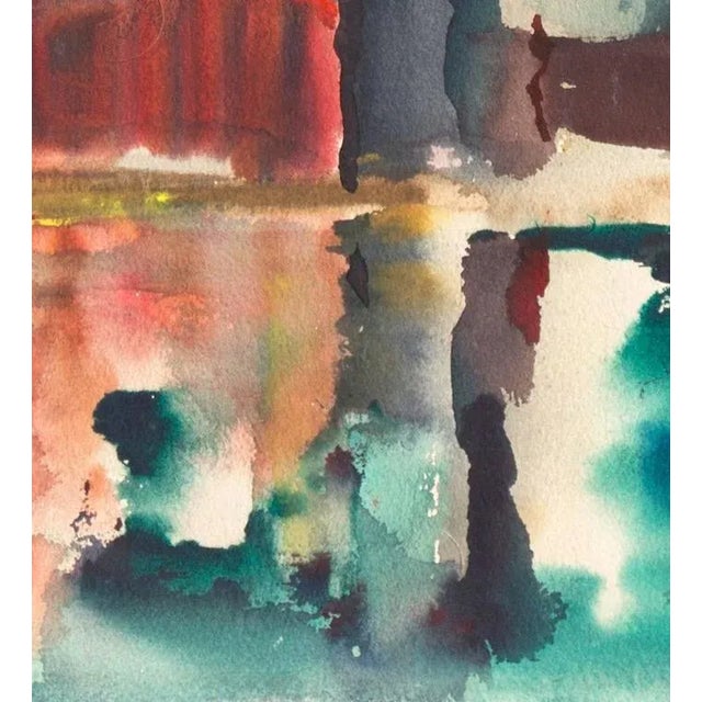 'Fort Bragg Lumber Mill' by Muriel Backman; California Post-Impressionist Woman Artist, Kingsley Art Club For Sale - Image 4 of 8