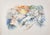Colour print by Giuliano Pini On vat paper Hand-Signed Dated (1982)