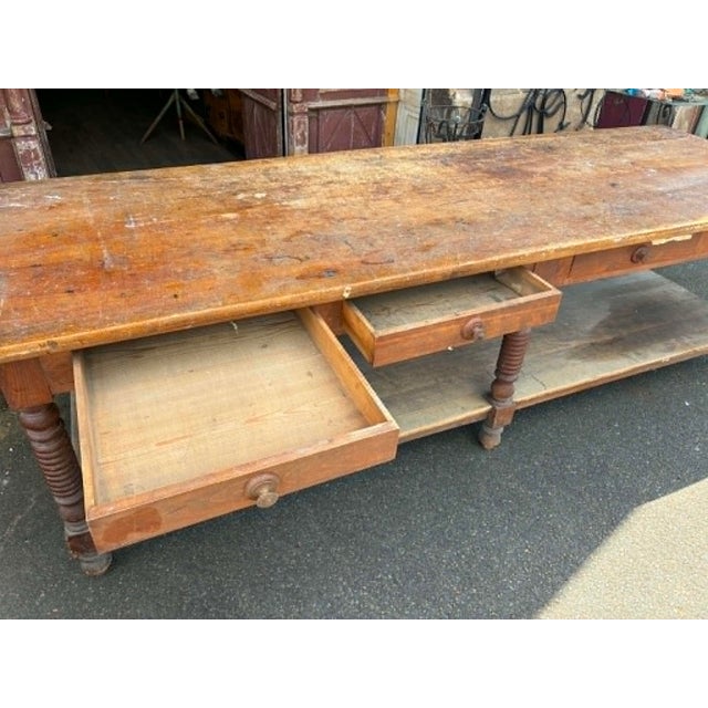 Vintage Drapers Table, 1920s For Sale - Image 3 of 14
