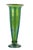Loetz Blue Green Iridescent Art Glass Trumpet Vase For Sale - Image 9 of 9