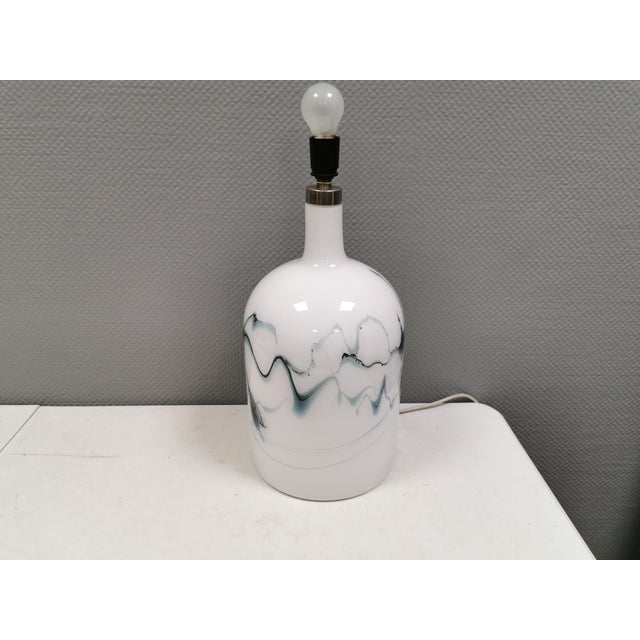 Crazy table lamp designed by michael bang for holmegaard in 1973. Extremely rare model called lamp art 4 symmetrisk. it is...