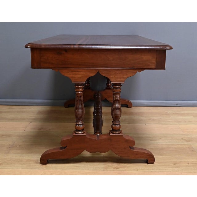Louis-Philippe Desk in Mahogany For Sale - Image 10 of 18