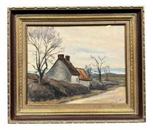 M. Guillermin, Rural Landscape, 1940, Oil on Panel, Framed