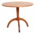 Vintage Swedish Coffee Table with Round Elm Top, 1940s For Sale