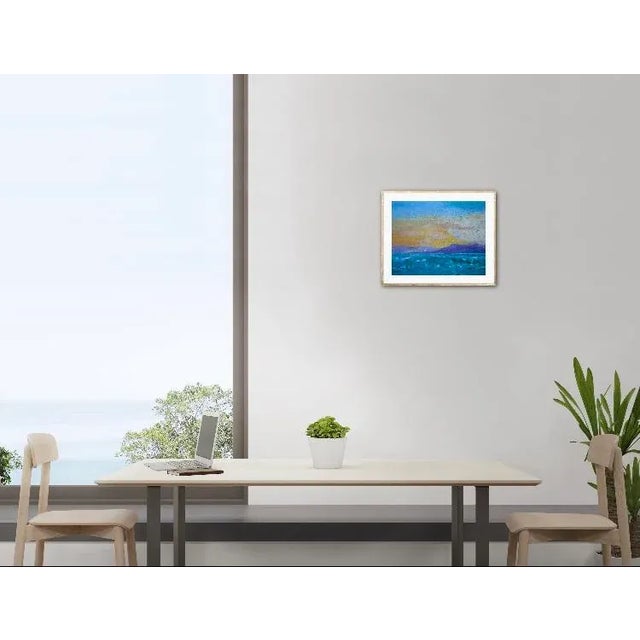 Quiet Places & Coastal Sunsets — View From Our Lanai Original oil painting by Haas, 11 x 14 unframed on linen panel,...