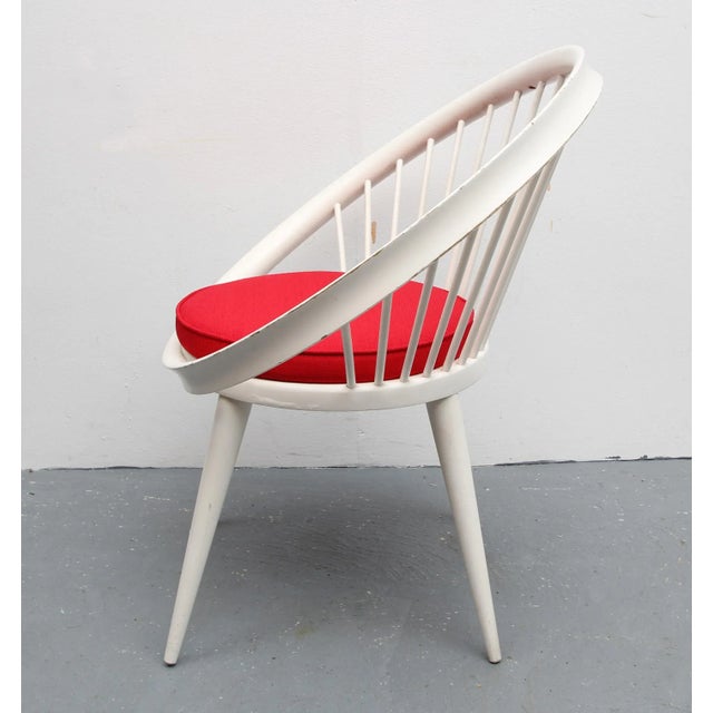 Mid-Century Modern Circle Chair by Yngve Ekström, 1960s For Sale - Image 3 of 9