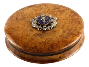 Round Wooden Box