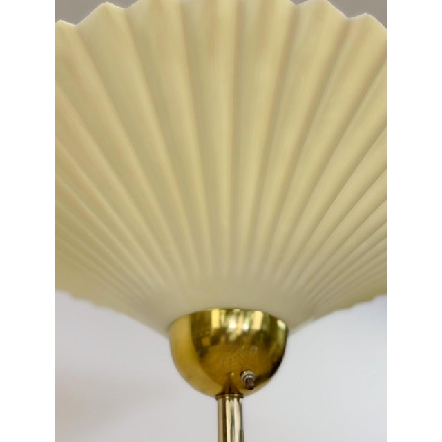 Vintage Brass Torchiere Floor Lamp Mid-Century Modern Hollywood Regency Style For Sale - Image 4 of 6