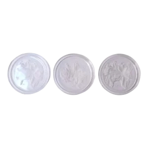Val Saint Lambert Belgian Crystal Cocktail Drinks Coasters