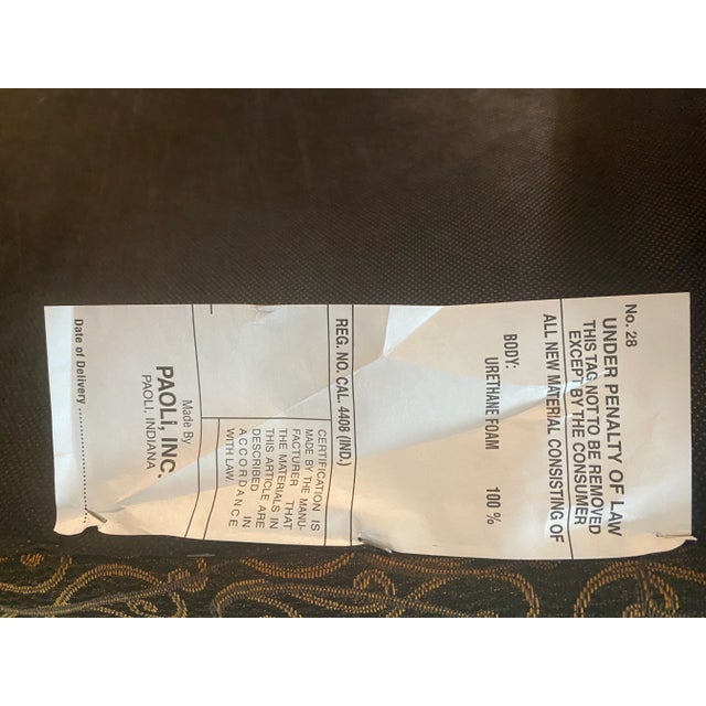 Paoli Chair Company Paoli Chair Exquisitely Unique Vintage Excellent "Mint" Condition Late 20th Century For Sale - Image 4 of 12