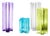 Cross Blown Glass Vases by Bodil Kjaer for Cassina, Set of 4 For Sale