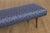 Mid Century Modern Upholstered Walnut Bench For Sale - Image 9 of 12
