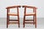 1970s Model PP 203 Armchairs in Mahogany by Hans J. Wegner for PP Møbler, 1970s, Set of 2 For Sale - Image 5 of 8