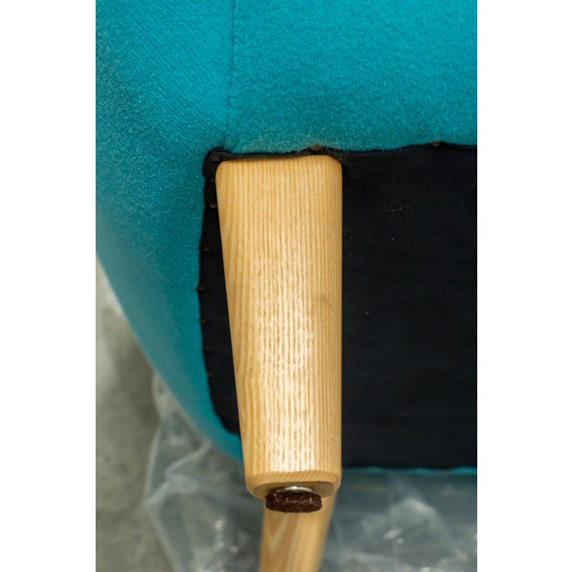 Cerulean 2010 George Smith Tom Dixon Club Lounge Chairs For Sale - Image 8 of 11