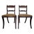 Vintage Regency-Style Side Chairs (Set of 2) For Sale