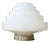 1930s Stepped Art Deco Skyscraper Ceiling Mounted Globe With Fixture 2 Available For Sale