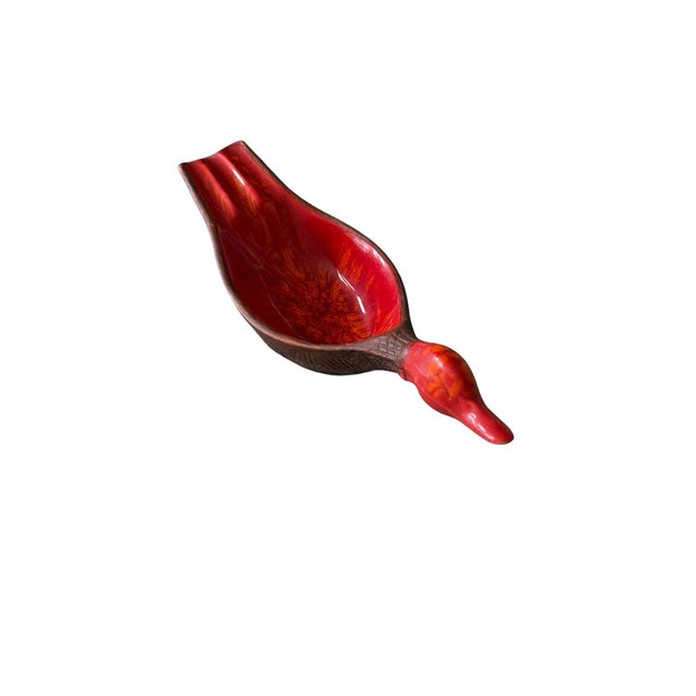 Red Vintage Duck Ashtray by California Originals Mid-Century For Sale - Image 8 of 12