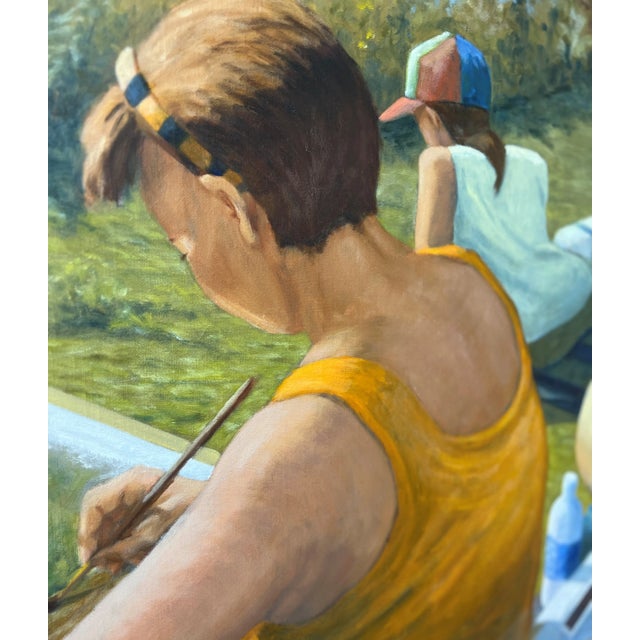 Julie Sabit Oil on Canvas, 1995 For Sale - Image 4 of 6