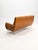 Copper Three-Seater Sofa in Skai with Brass Feet in the style of Marco Zanuso,1950s For Sale - Image 8 of 12
