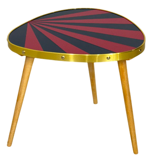 Mid-Century Modern Kidney-Shaped Table or Plant Stand